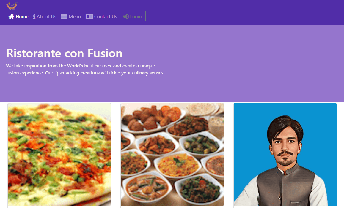 Restaurant React App